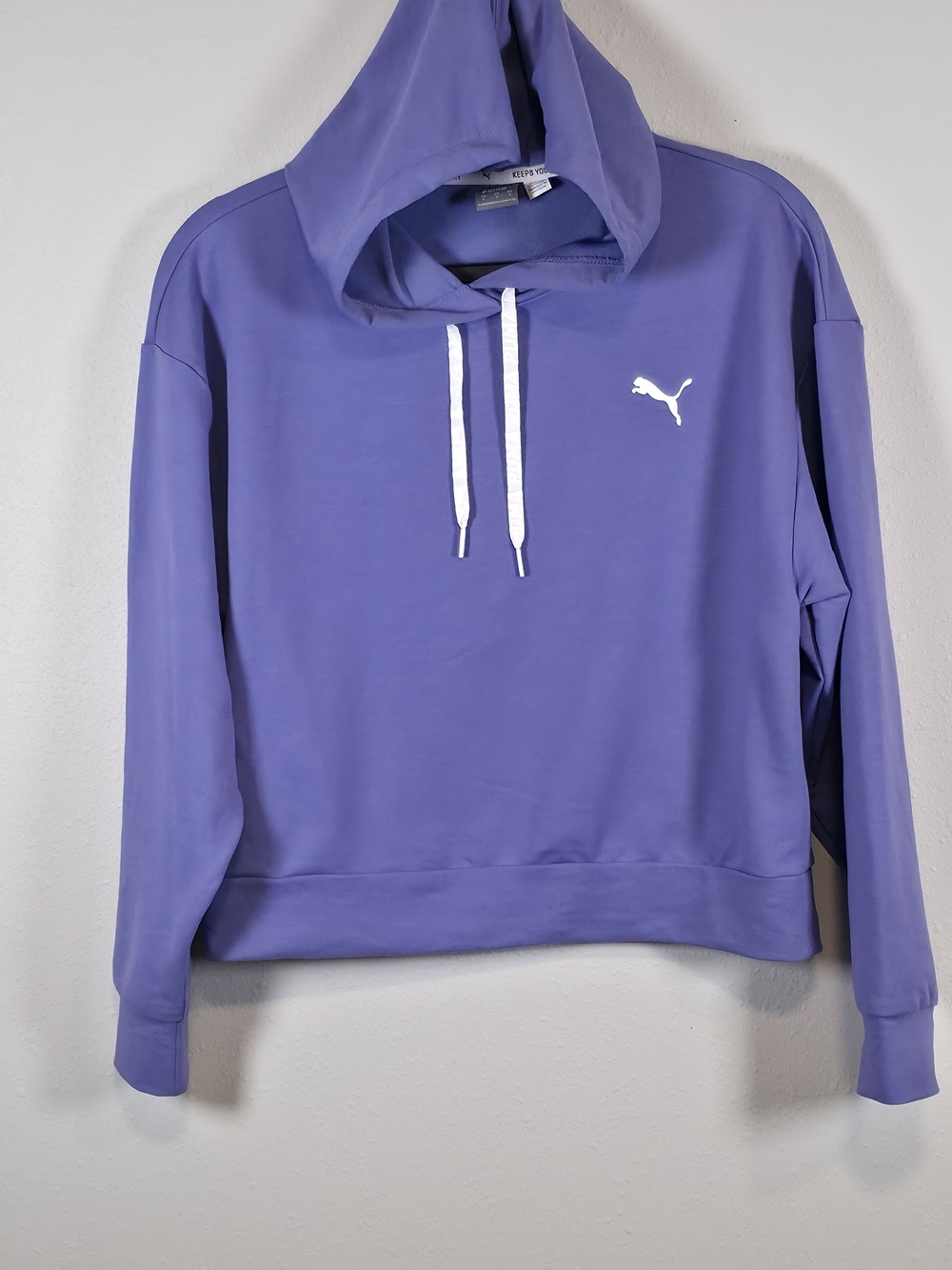 PUMA Women's Lavender Hooded Sweatshirt